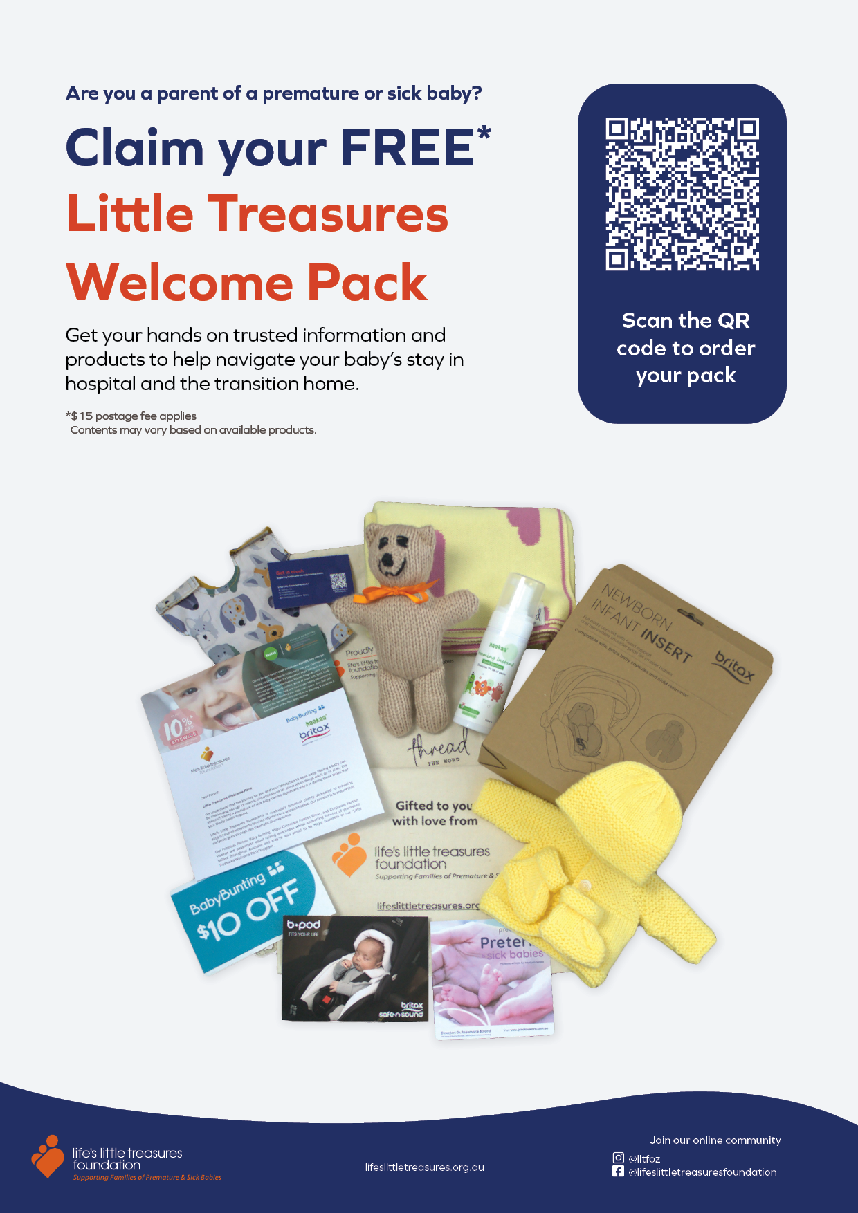Little Treasures Welcome Pack A4 Poster