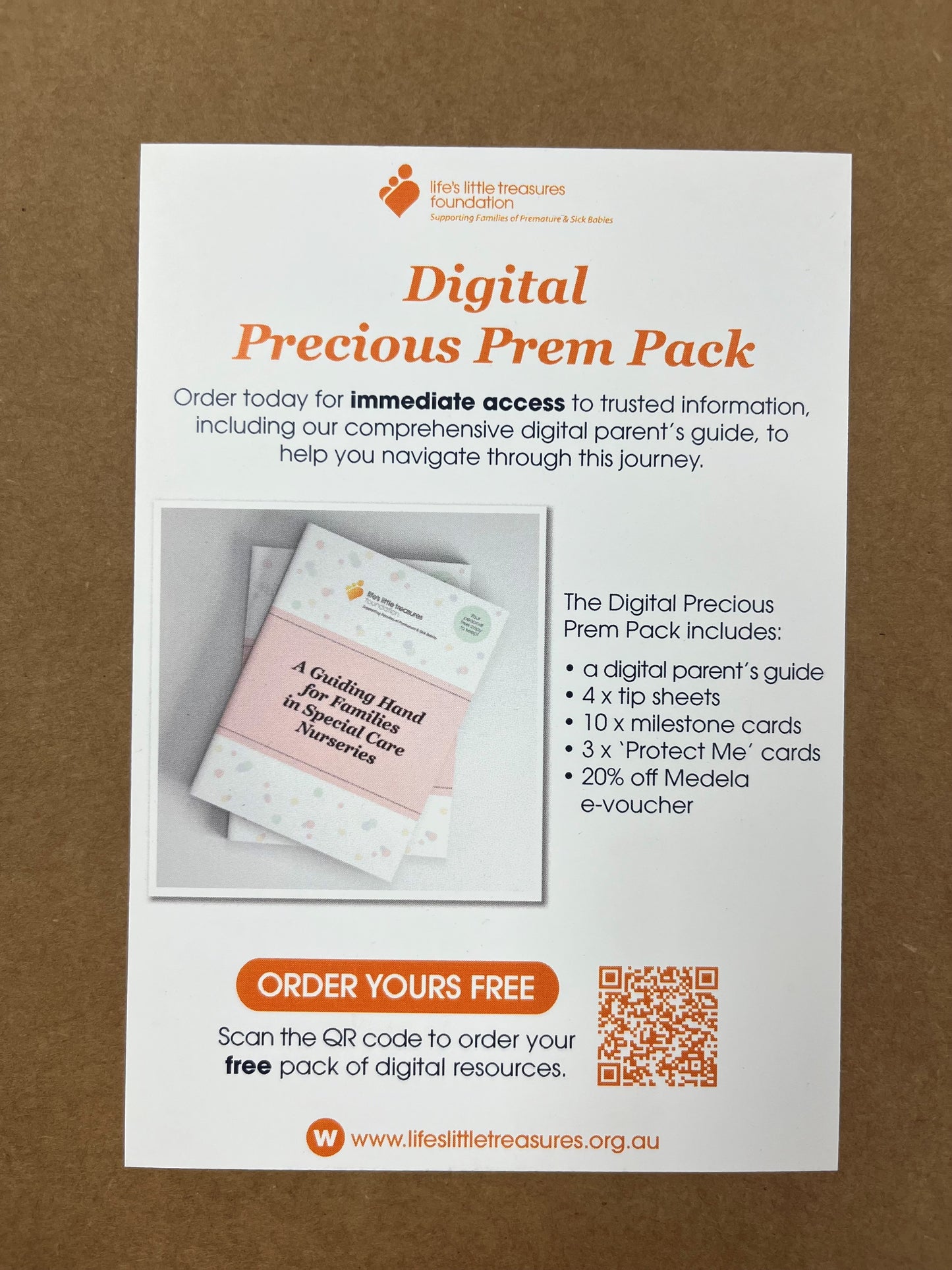 Precious Prem Pack Postcard