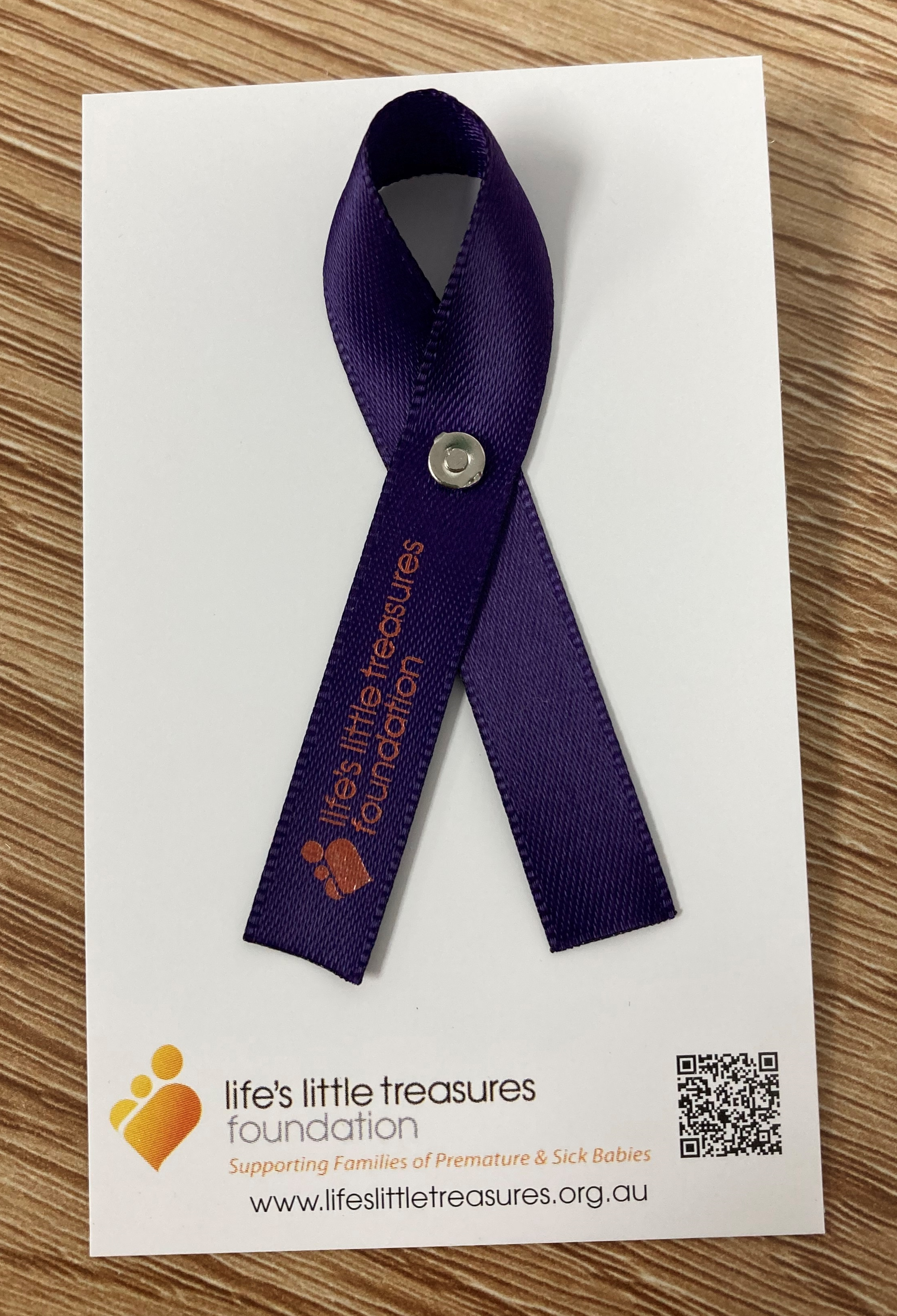Lltf LLTF Purple Ribbon - Personalised – Life's Little Treasures